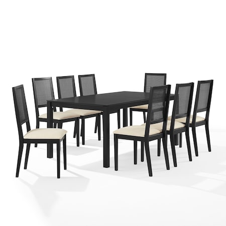 Crosley Greer 9-Piece Dining Table Set For 8 KF20052BK-CR
