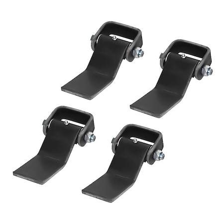 Mytee Products 7-1/8in Heavy Duty Greaseable Strap Style Truck Trailer Cargo Dump Door Hinge, 4PK DTR-HINGE-718x4