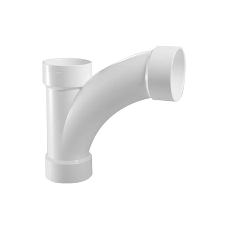 Thrifco Plumbing 2" PVC DWV Combination Wye and 1/8 Bend (One Piece) (ALL HUB) 6754302