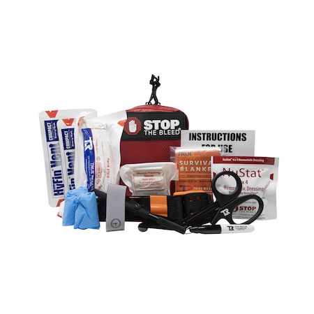 True Rescue STOP THE BLEED Bleeding Control Kit, Premium with NuStat and SAMXT STB1-Pn-SAMXT