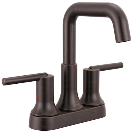 Delta Trinsic Centerset Bathroom Faucet In Venetian Bronze 2554-RBMPU-DST