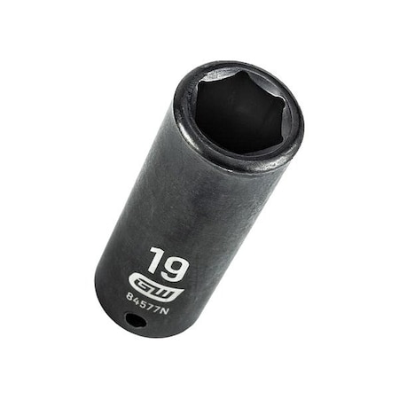 Gearwrench General Purpose Impact Sockets, 19 mm 84577N