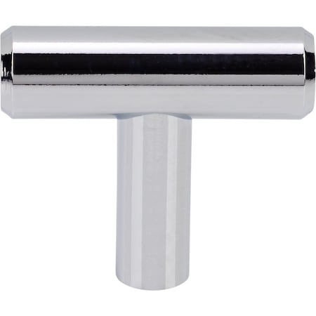 Designperfect 1-9/16 Overall Length Cabinet T-Knob, Polished Chrome DPA-T14KPC
