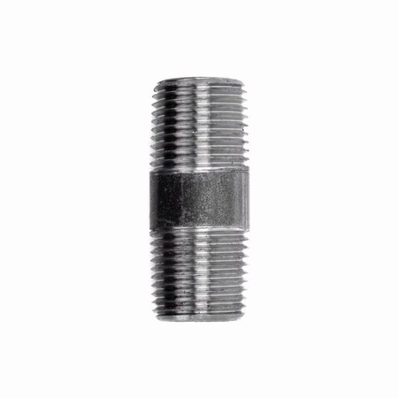 Stz Industries 3/8 in. MIP each X 3/8 in. D MIP Black Steel 2 in. L Nipple 308UP38X2