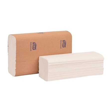 Tork Multifold Paper Towel Sheets, 1 Ply, 250 Sheets, White, 16 PK 424824