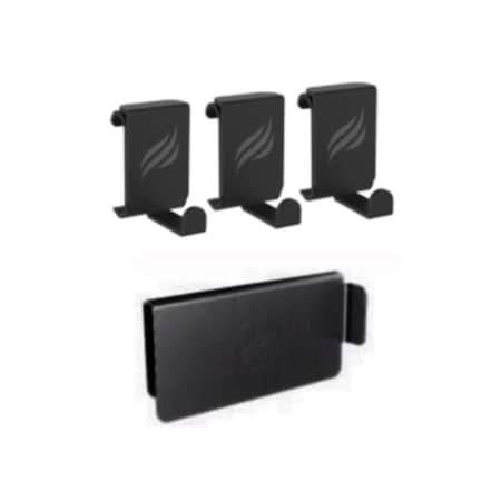 Blackstone SIDE SHLF RAIL ACCS TOOL HOOKS& GREASE GATE Black 5355