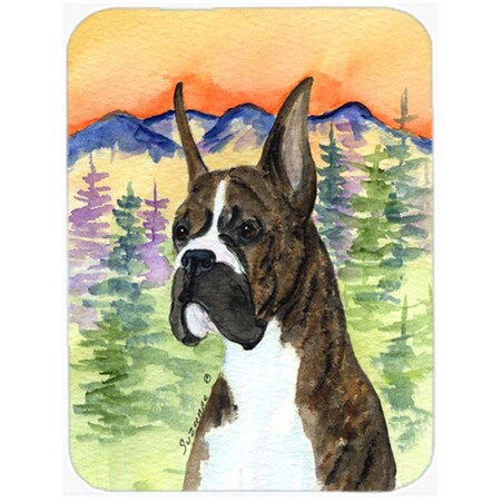 Carolines Treasures Boxer Glass Cutting Board - Large- 15 H x 12 L in. SS8199LCB