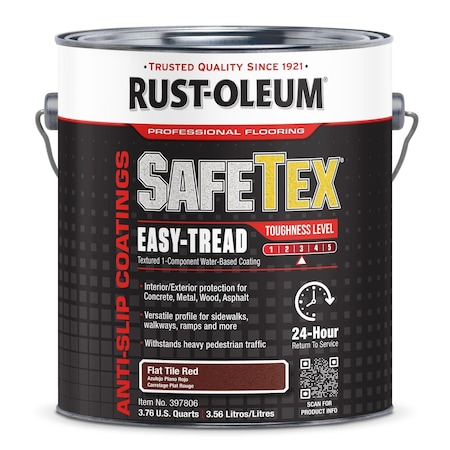 Rust-Oleum Epoxy Coating, Red, 1 gal, Can 397806