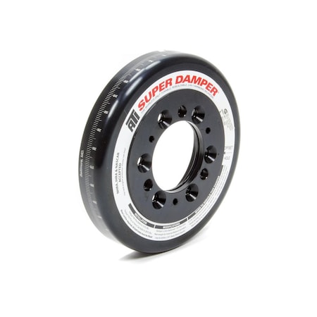 Ati Performance 917020 2 Ring Aluminum Super Damper Shells for 1959 Chevy 3B - Black Zinc Chromate ATI917020