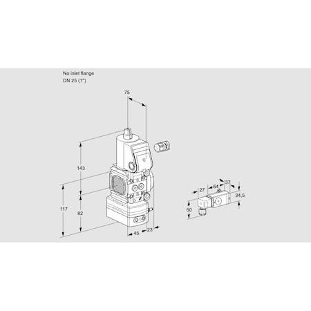 Honeywell Kromschroder VAD1-/25R/NW-50A KS88031187
