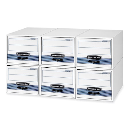 Bankers Box STOR/DRAWER(R) Extra Space-Savings Storage Drawers, Corrugated Cardboard Body; Steel Frame, 14" W 00311