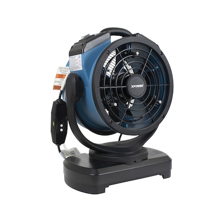 Xpower XPOWER FM-68W Oscillating Portable 3 Speed Outdoor Cooling Misting Fan FM-68W