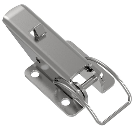 Southco Toggle Style Draw Latch, Medium Size, Exposed Mount, Stainless Steel, Passivated TL-40-113-52