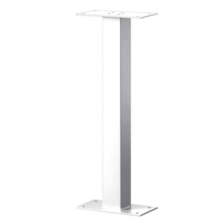 Patioplus Salsbury Standard Pedestal-Bolt Mounted For Roadside Mailbox-White PA938503