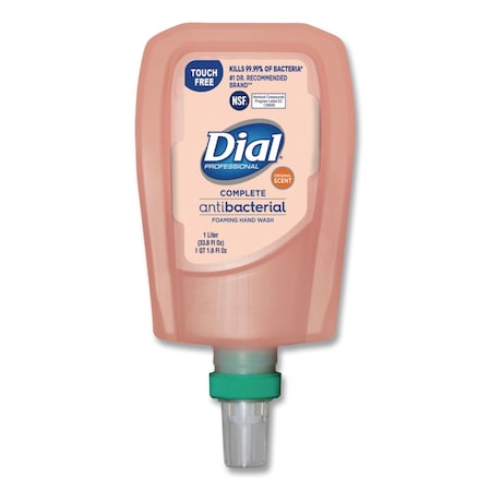 Dial Professional Antibacterial Foaming Hand Wash Refill for FIT Touch Free Dispenser, Original Scent, 1 L 16674EA