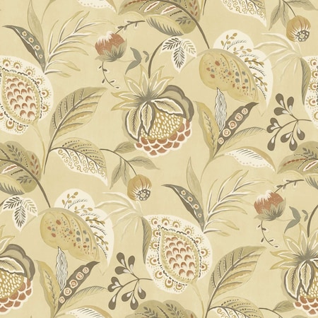 Chesapeake Bohemian Mustard Jacobean Wallpaper 3125-72302