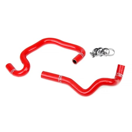 Hps Performance High Temp Reinforced Silicone Heater Coolant Hose Kit, Red,  57-1082-RED