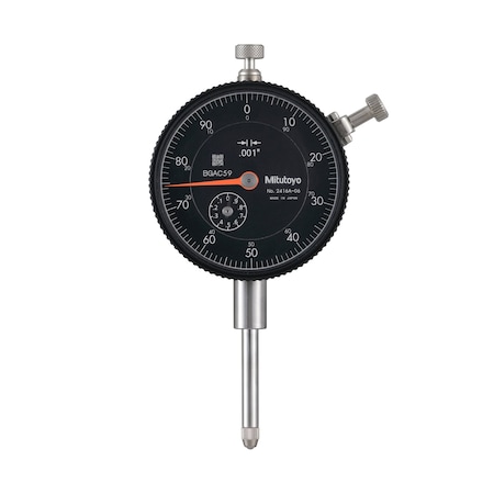 Mitutoyo Dial Indicator, .001, 1 In, 3/8, LB 2416A-06