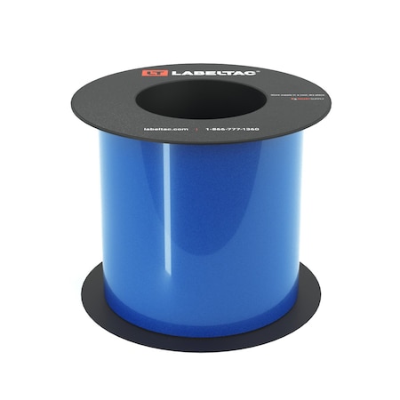 Labeltac Safety Grade Reflective Label Supply 5in x 75ft LT9, Blue LT507SGRF-C