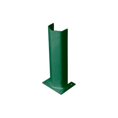 Bluff Mfg 3/8" Thick 18" H Steel Post Protector Green 3/8PO18CG