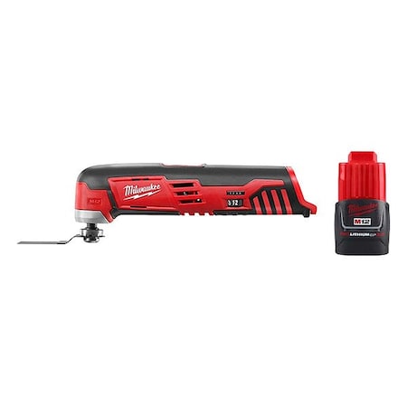 Milwaukee Tool M12 Multi-Tool + M12 CP2.0 Battery 2426-20, 48-11-2420