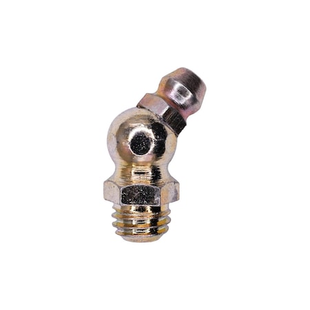 Auveco Grease Fitting 8mm-1.25 45 Degree DIN 71412 (7545), 10PK 11779