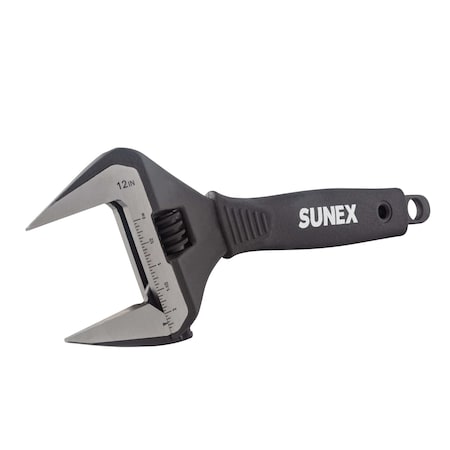 Sunex 12 in Wide Jaw Adjustable Wrench 2-5/16 in (60Mm) 9614