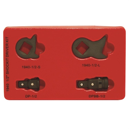 Milton Lti Tool By Milton 1/2 In. Kentucky Kicker Shockit Driver Kit LT1940 1-2