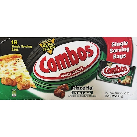 Combos Baked Pretzel Snack, Multi, 18PK MRS71475