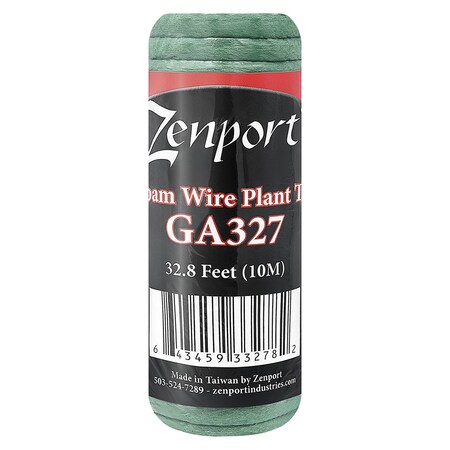 Zenport Foam Wire Plant Tie, 10m/32.8ft, 12PK GA327