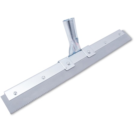Marshalltown QLT Notched Squeegee, 18 in Blade, 1/8 in V-Notch 16838