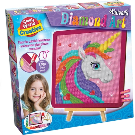 Small World Toys Unicorn Diamond Art Kit 9721320
