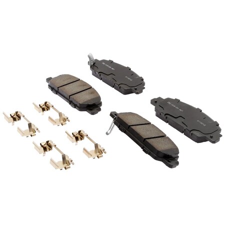 Acdelco PAD KIT FRT DISC BRK, Disc Brake Pad Set,  17D1654CHF1