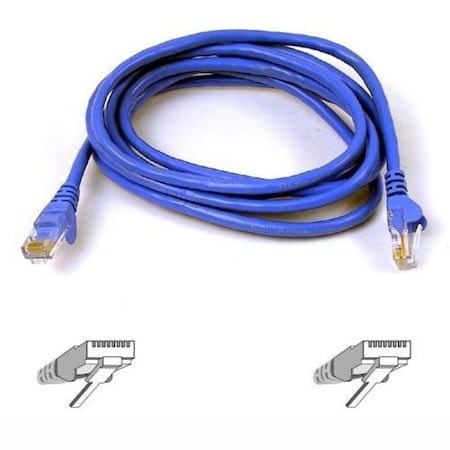 Belkin 6FT CAT6 SNAGLESS PATCH CABLE, UTP, BLUE PVC JACKET, 23AWG, 50 MICRON, GOLD PLAT A3L980-06-BLU-S