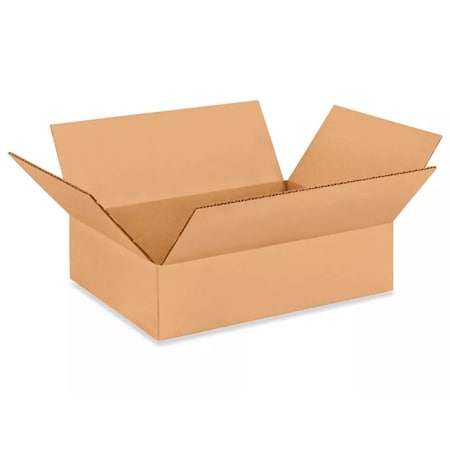 Bcp 12 in x 9 in x 3 in Shipping Box, Kraft, Corrugate, Single Wall, 32 ECT 1293