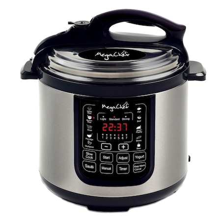 Megachef 8 qt Digital Pressure Cooker with 13 Pre-set Multi Function Features ME336158