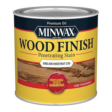 Minwax Wood Stain, 0.5 pt, English Chestnut 223304444