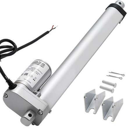Vevor 12V Linear Actuator 9.84 in Stroke 0.6 in/s Linear Actuator 225lbs/1000N IP54 OK648