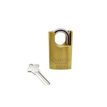 Abus Lock Co Shrouded Brass Padlock 83CS/45-300-OB
