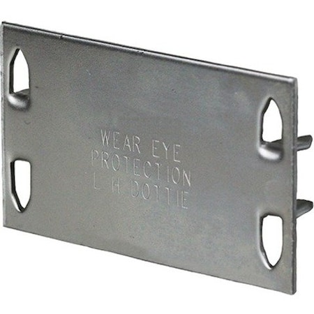 Dottie L.H. Dottie 1-1/2'' x 2-3/4'' 16 Gauge Safety Plate (500 pc Pail), 500PK 41P