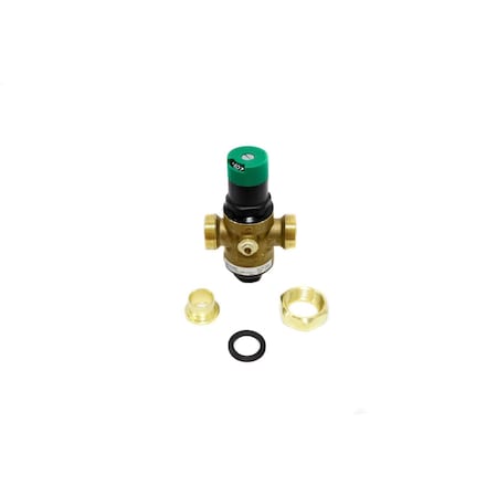 Resideo Pressure Regulating Valve 3/4'' FPT Union Sweat Inlet 25-90 Psi Adjustable Outlet Potable Water DS06-101-SUS-LF