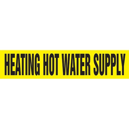 Accuform ASME ANSI PIPE MARKER HEATING HOT RPK383STC