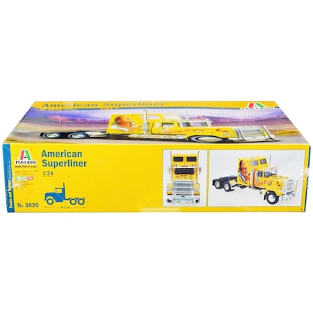 Plushdeluxe Skill 5 American Superliner Truck Tractor Lady Butterfly 1-24 Scale Model Kit PL3469129