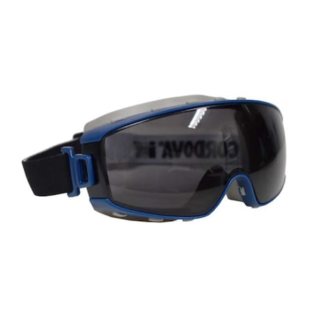 Ion Safety Goggles, Gray Lens, Anti-Scratch & Anti-Fog, Indirect Vented, iON Series GDI20T