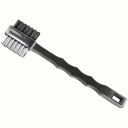 Jorgensen Laboratories Double-Sided Brush, Stainless Steel & Nylon Bristles, 7in J0364D