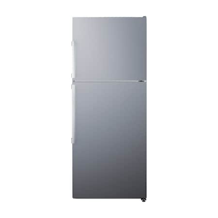 Summit Appliance 28 in Wide Top Mount Refrigerator-Freezer With Icemaker FF1514SSIM