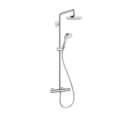 Hansgrohe Croma Select S Showerpipe 180 2-Jet, 1.8 GPM in Chrome 04697001