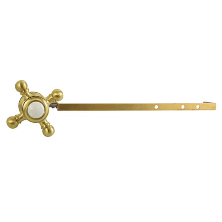 Kingston Brass Universal Front or Side Mount Toilet Tank Lever, Brushed Brass KTBXD7