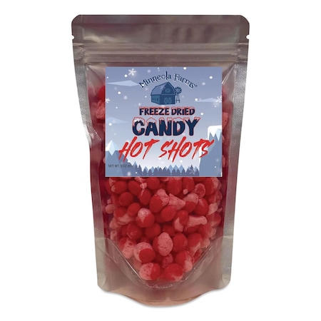 Office Snax Freeze Dried Candy, Hot Shots, Cinnamon, 2.25 lb bag, 12PK 00642