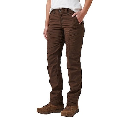 5.11 Women's Women's Apex Pant, 6, Burnt, 67% Polytester/33% Cotton Flex-Tac Canvas 64446ABR-117-6-R